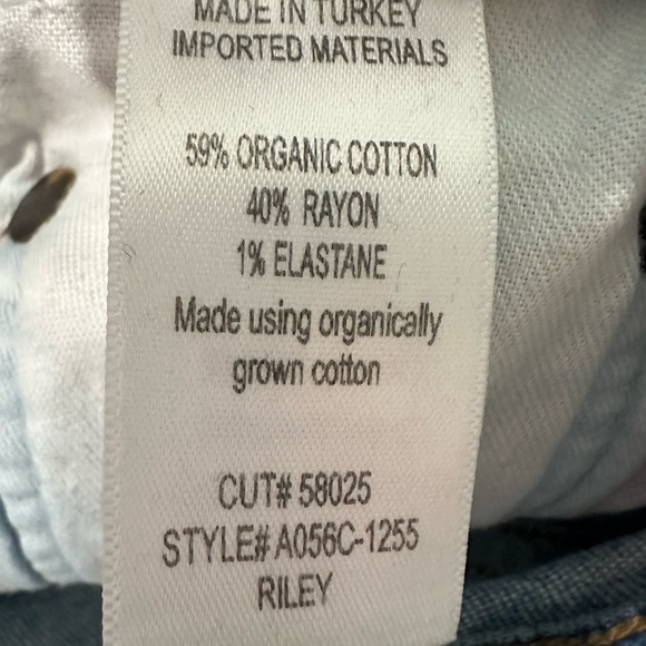 Agolde High Rise Straight Crop-Button Fly-Size 24 - Picture 7 of 9